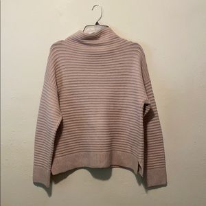 Madewell Lilac Mock neck sweater